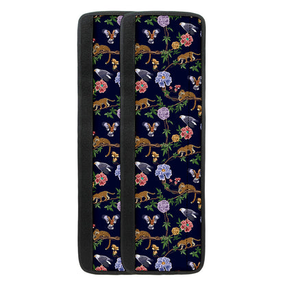 Eagle And Jaguar Pattern Print Refrigerator Handle Covers