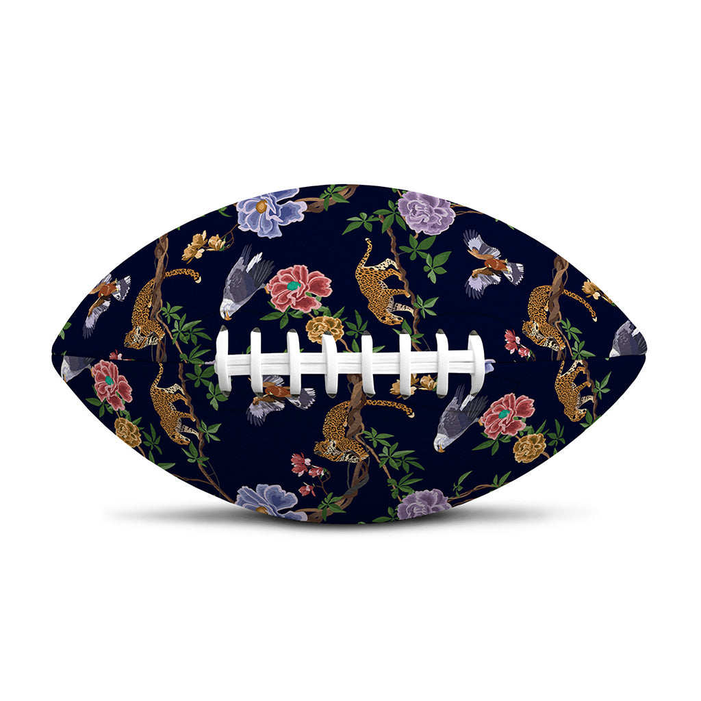 Eagle And Jaguar Pattern Print Rugby Ball