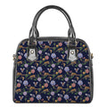 Eagle And Jaguar Pattern Print Shoulder Handbag