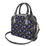 Eagle And Jaguar Pattern Print Shoulder Handbag
