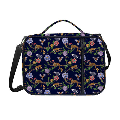 Eagle And Jaguar Pattern Print Shoulder Strap Bible Bag