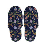 Eagle And Jaguar Pattern Print Slippers