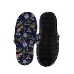 Eagle And Jaguar Pattern Print Slippers