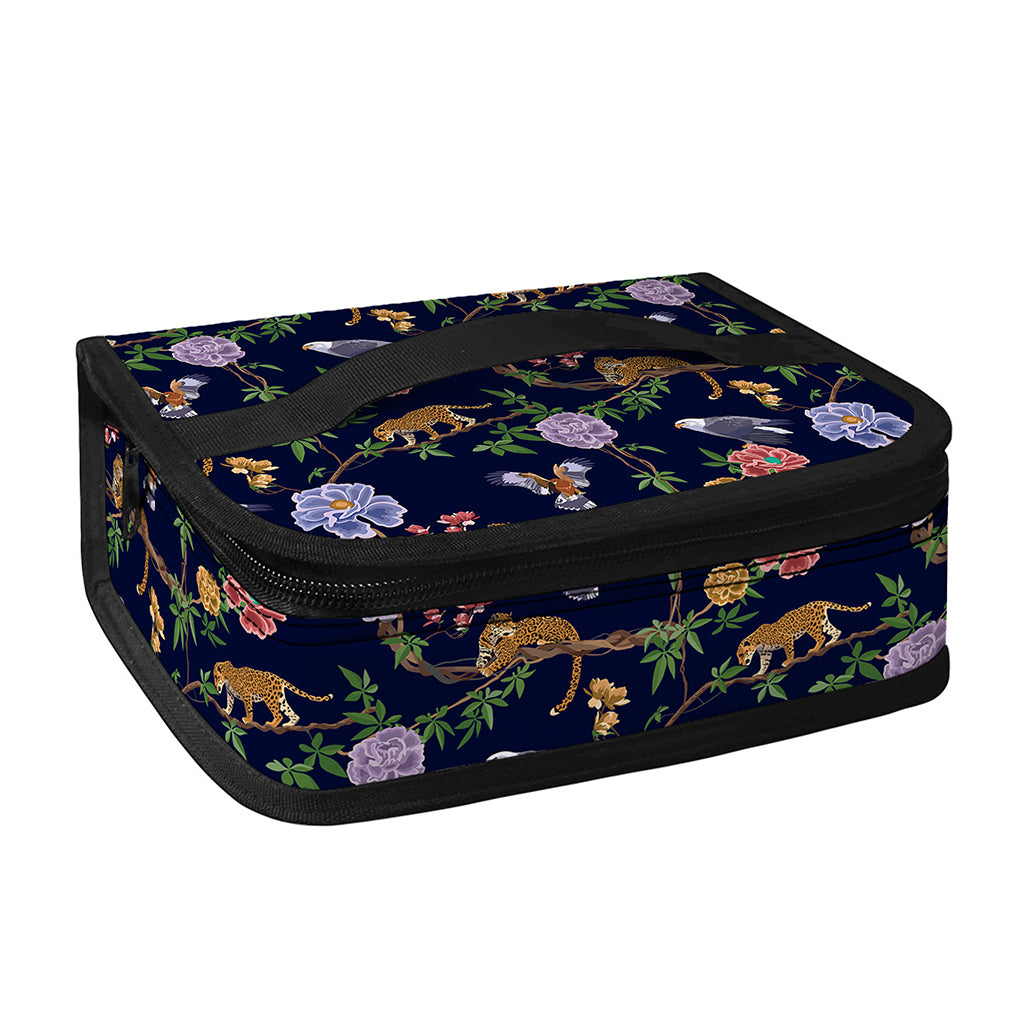 Eagle And Jaguar Pattern Print Small Lunch Bag