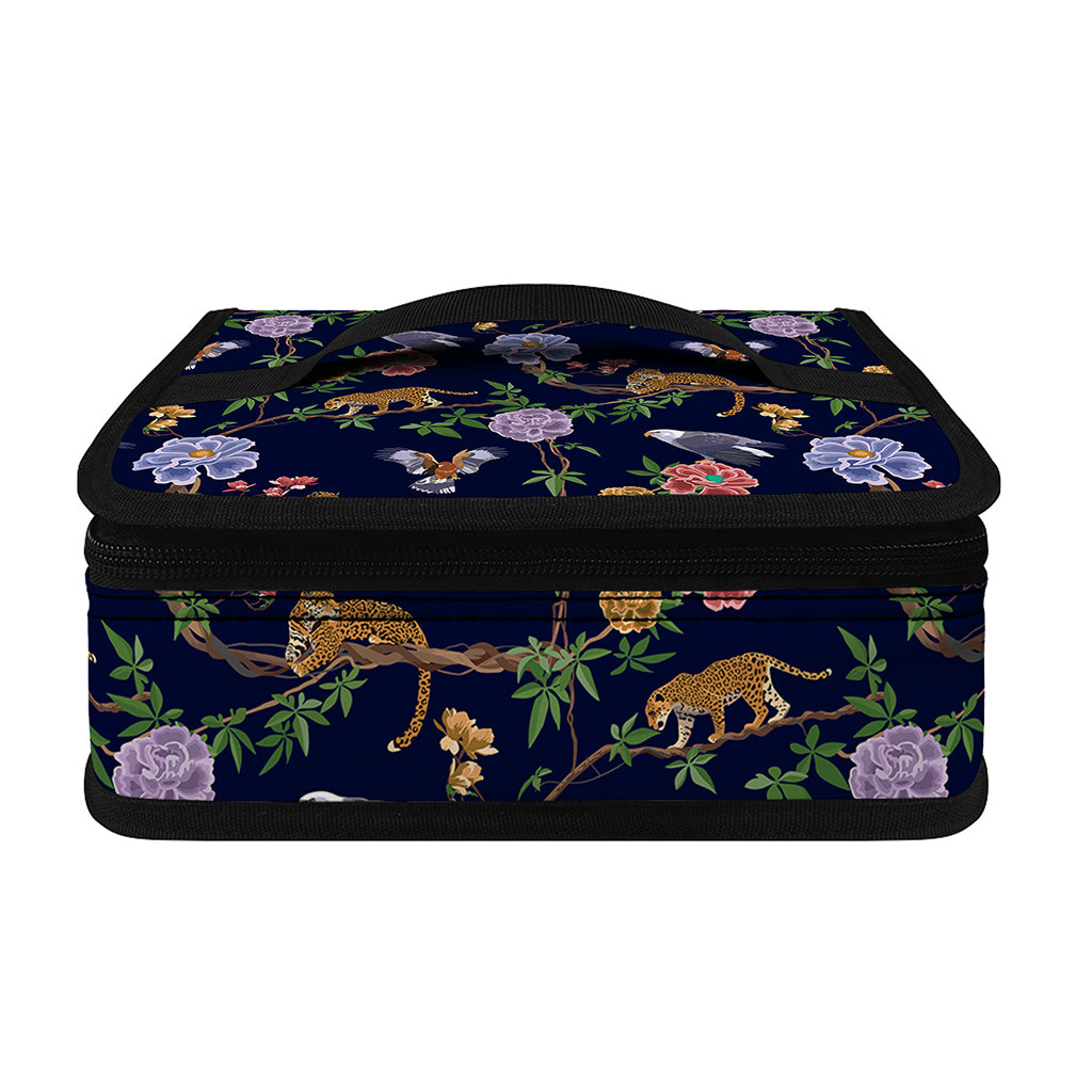 Eagle And Jaguar Pattern Print Small Lunch Bag