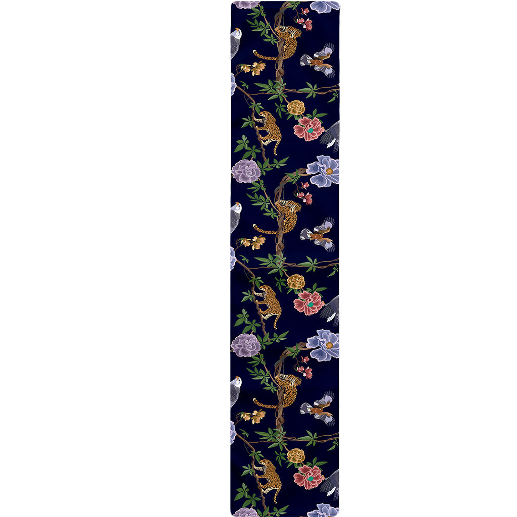 Eagle And Jaguar Pattern Print Table Runner