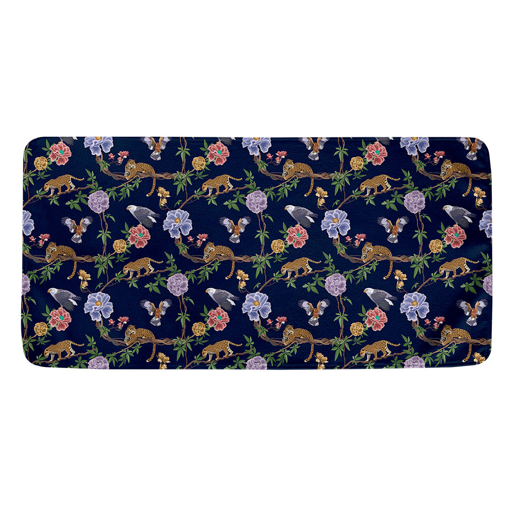 Eagle And Jaguar Pattern Print Towel