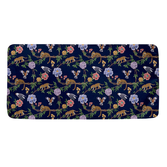 Eagle And Jaguar Pattern Print Towel
