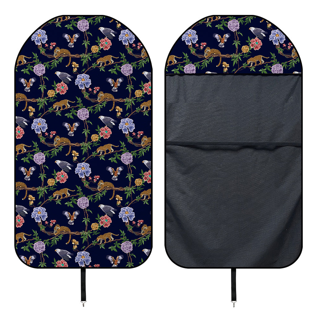 Eagle And Jaguar Pattern Print Waterproof Car Seat Cover