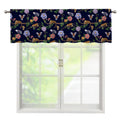 Eagle And Jaguar Pattern Print Window Valance