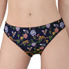 Eagle And Jaguar Pattern Print Women's Panties