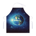 Earth And Space Print Adjustable Apron