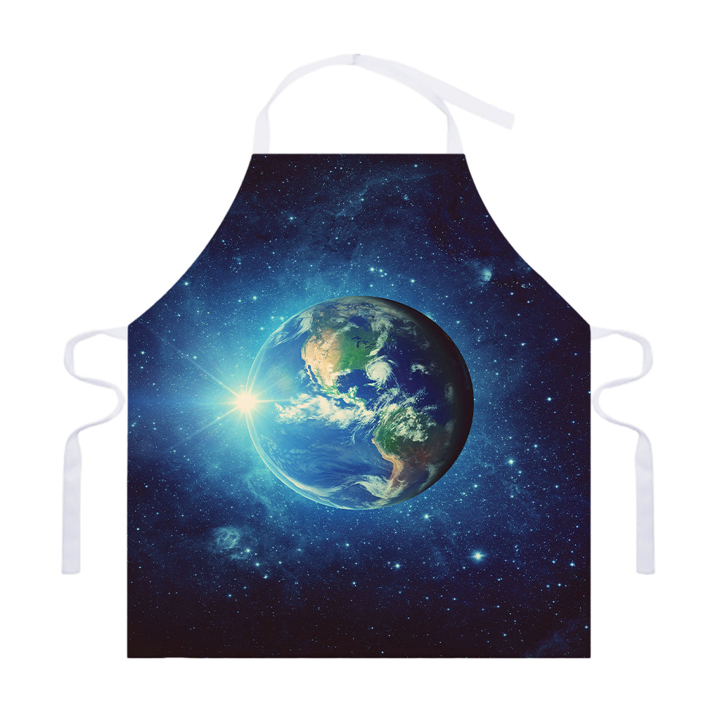 Earth And Space Print Adjustable Apron