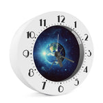 Earth And Space Print Alarm Clock