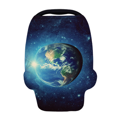 Earth And Space Print Baby Seat Cover