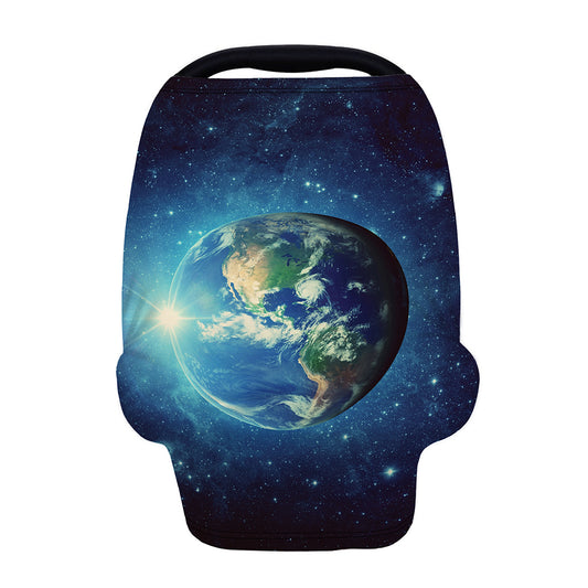 Earth And Space Print Baby Seat Cover