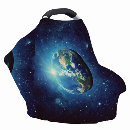 Earth And Space Print Baby Seat Cover