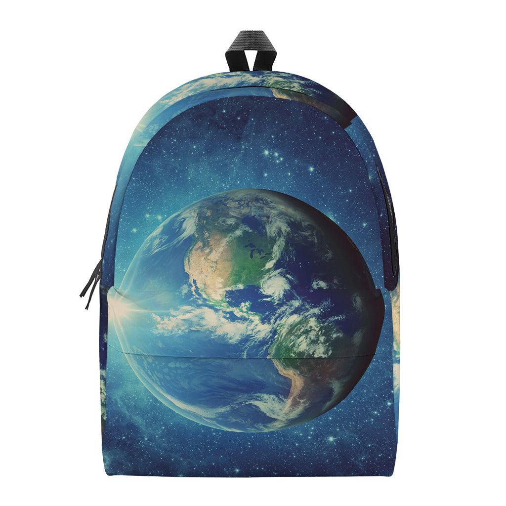 Earth And Space Print Backpack