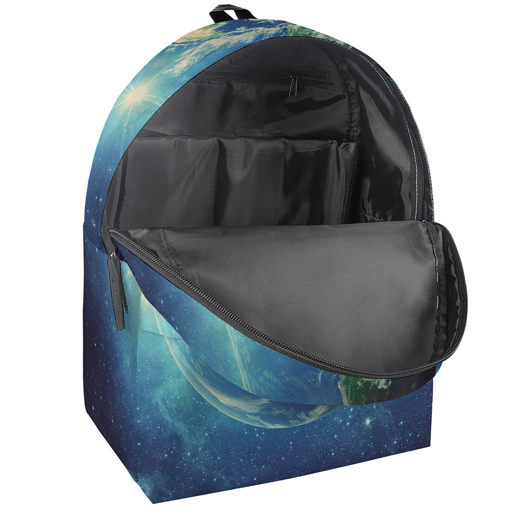 Earth And Space Print Backpack