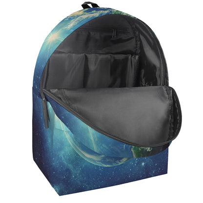 Earth And Space Print Backpack