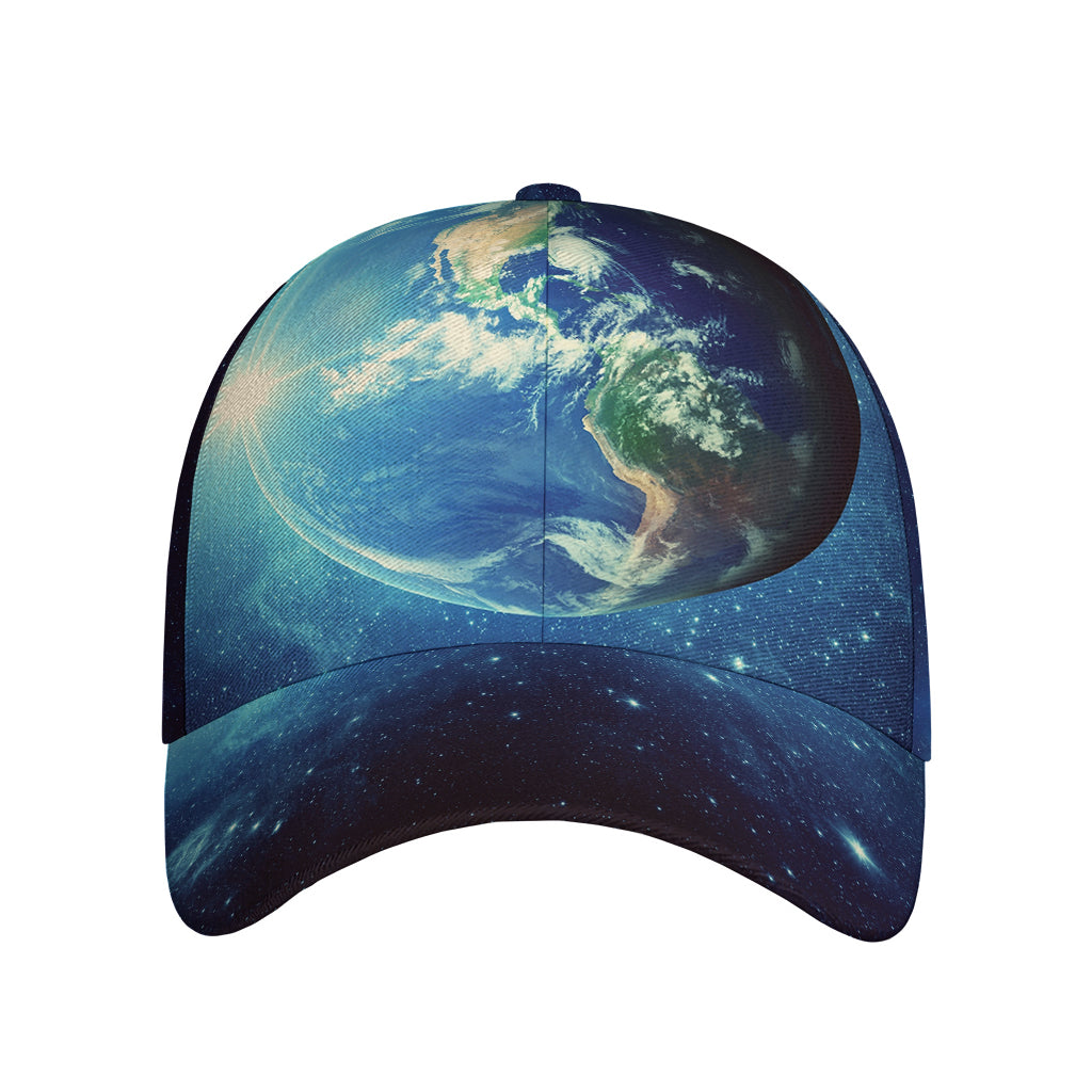 Earth And Space Print Baseball Cap