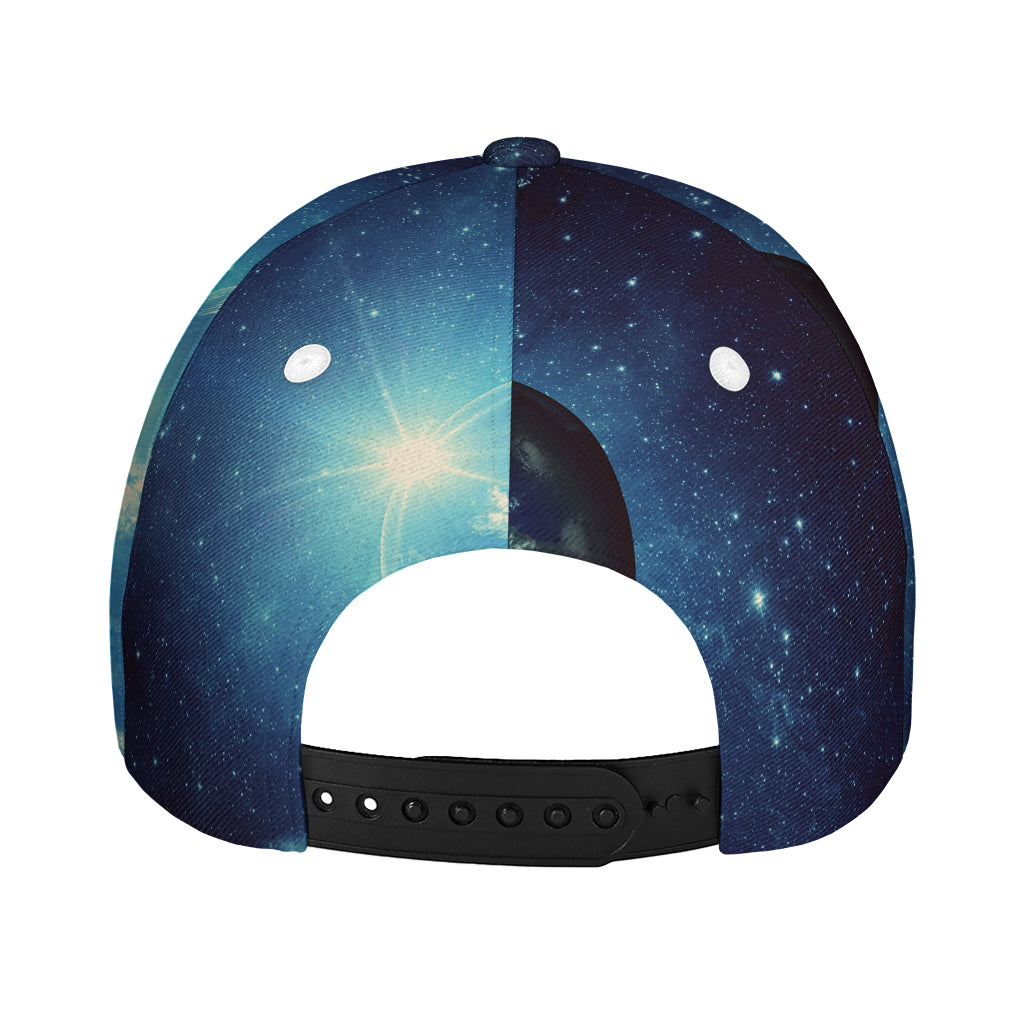 Earth And Space Print Baseball Cap
