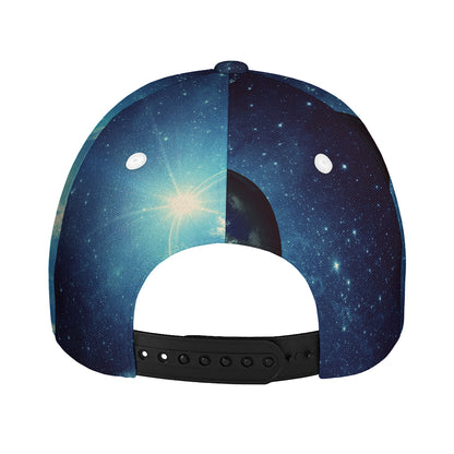 Earth And Space Print Baseball Cap