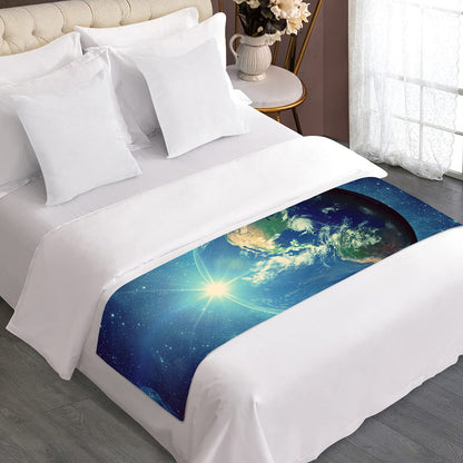 Earth And Space Print Bed Runner