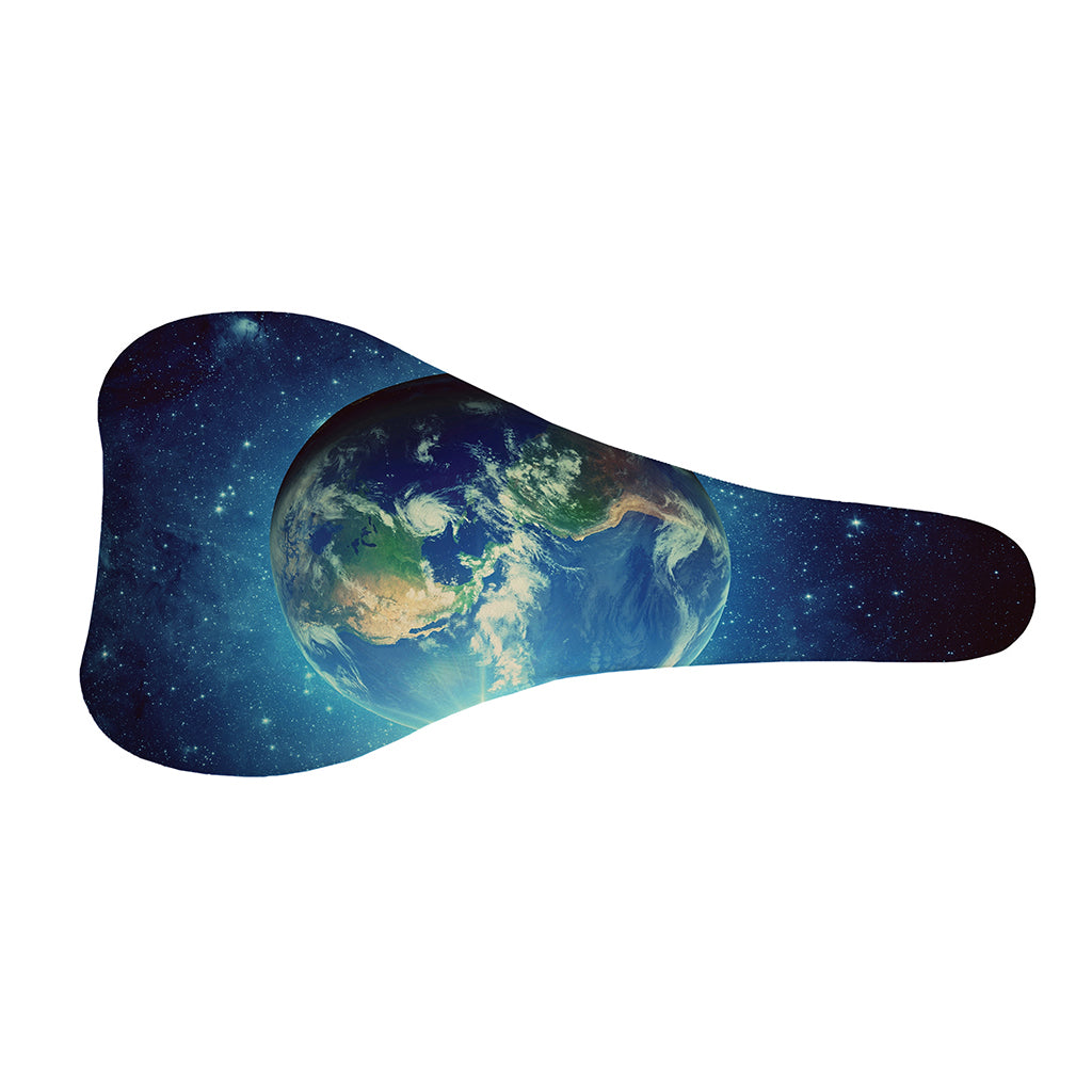 Earth And Space Print Bicycle Seat Cover