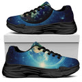 Earth And Space Print Black Chunky Shoes