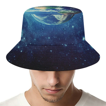 Earth And Space Print Bucket Hat