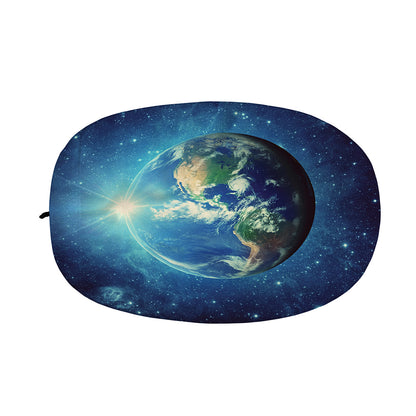 Earth And Space Print Car Side Mirror Covers
