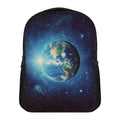 Earth And Space Print Casual Backpack