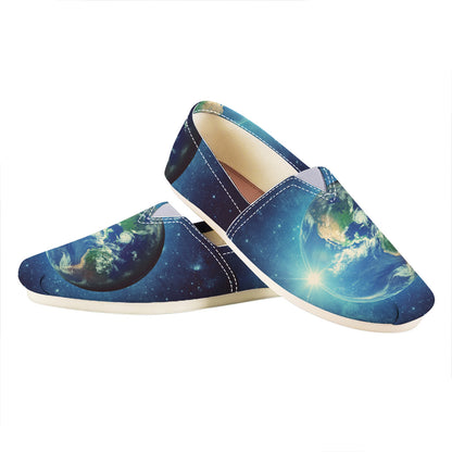 Earth And Space Print Casual Shoes