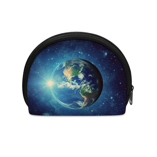 Earth And Space Print Coin Purse