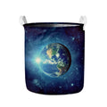 Earth And Space Print Collapsible Laundry Basket