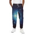 Earth And Space Print Cotton Sweatpants