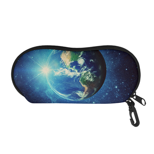 Earth And Space Print Glasses Case