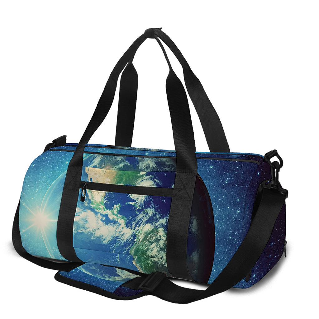 Earth And Space Print Gym Bag