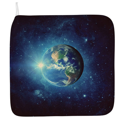 Earth And Space Print Hand Towel