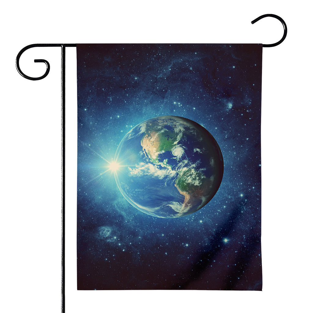 Earth And Space Print House Flag