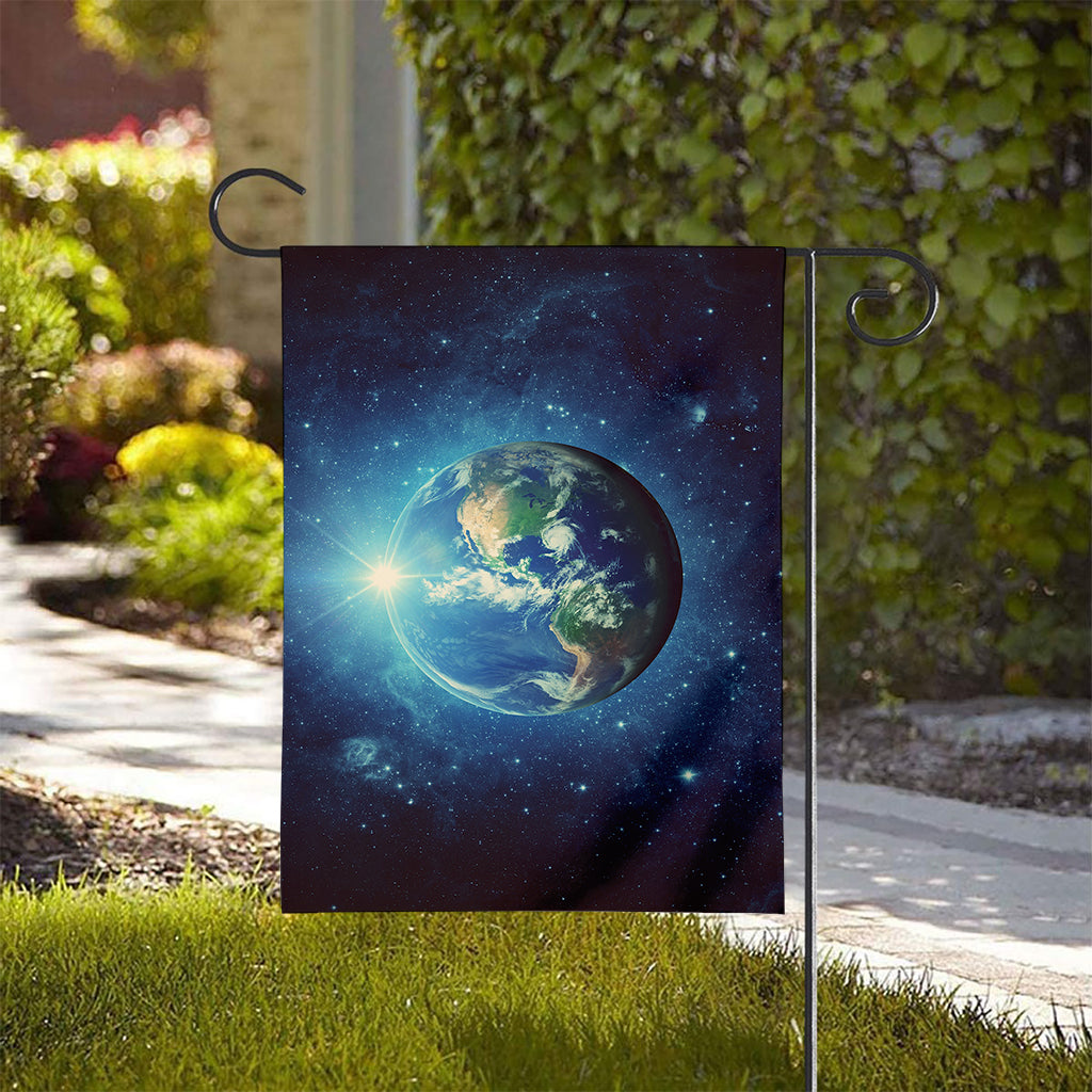 Earth And Space Print House Flag