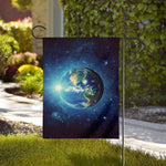 Earth And Space Print House Flag