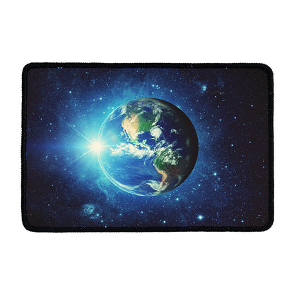 Earth And Space Print Kitchen Mat