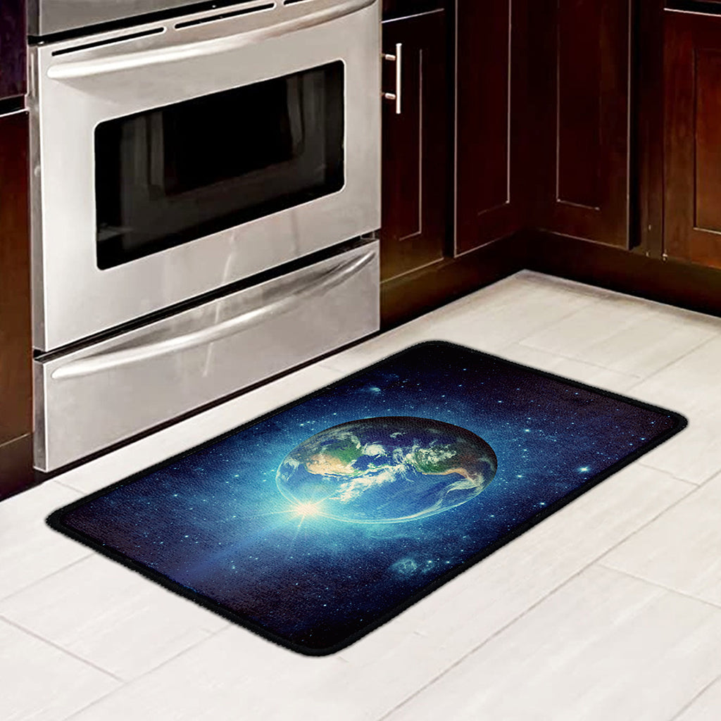 Earth And Space Print Kitchen Mat