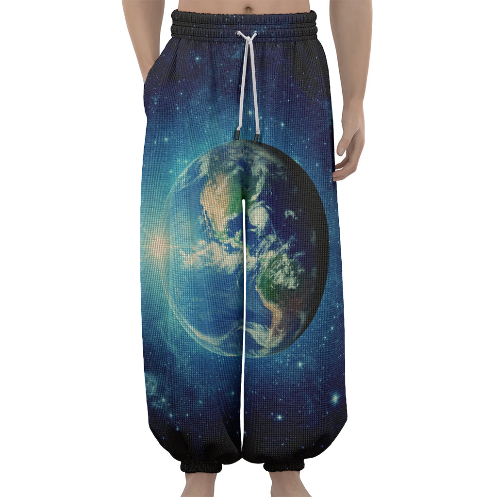 Earth And Space Print Lantern Pants