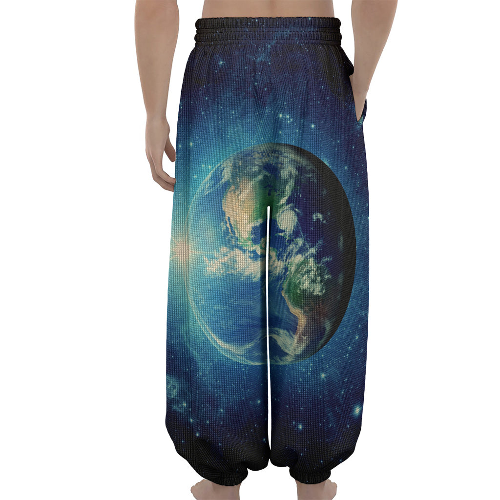 Earth And Space Print Lantern Pants