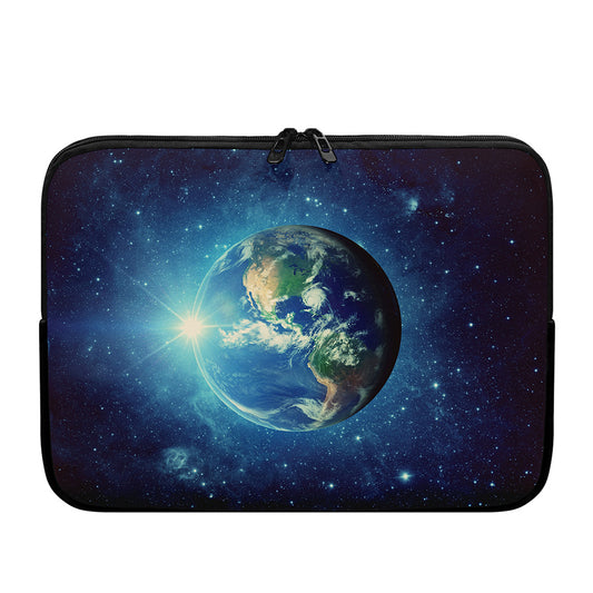 Earth And Space Print Laptop Sleeve