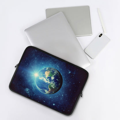 Earth And Space Print Laptop Sleeve