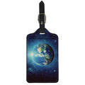 Earth And Space Print Luggage Tag